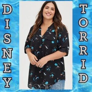 TORRID DISNEY Finding Nemo Georgette Blouse! NWT!